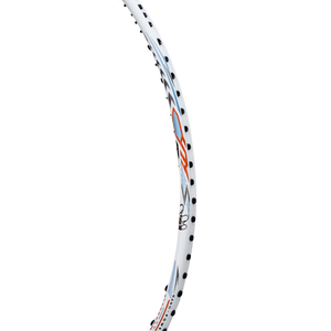 Hundred T-Rex 800 Badminton Racket Prestrung (White)