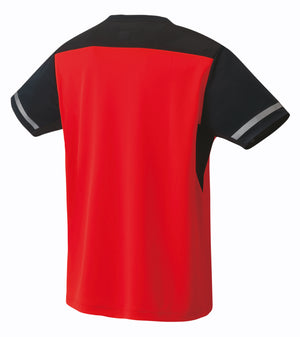 Yonex Men's Crew Shirt 10284FR [Fire Red]