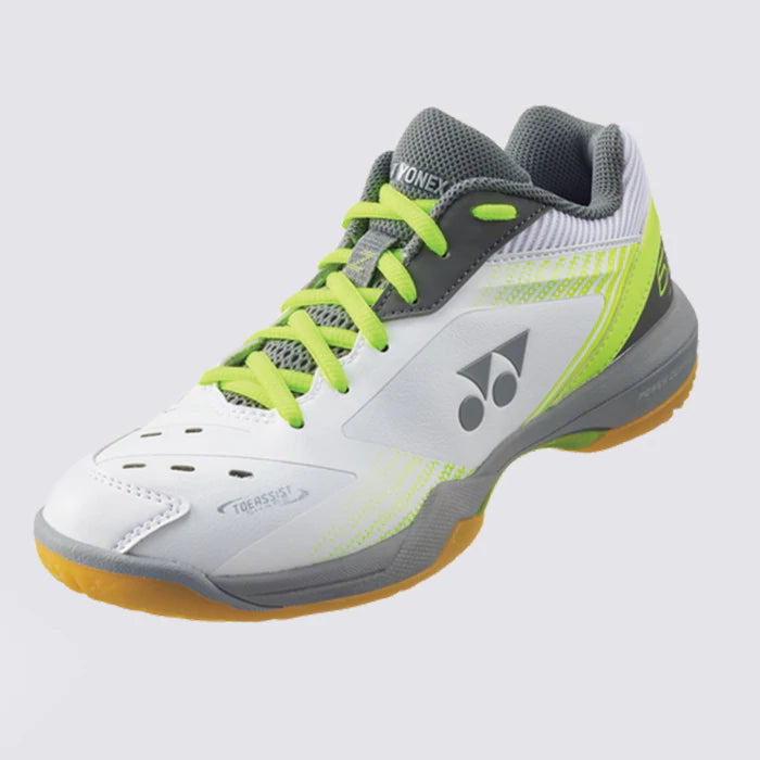 2022 Yonex Power Cushion 65Z3 Ladies Badminton Shoes (White/Lime)