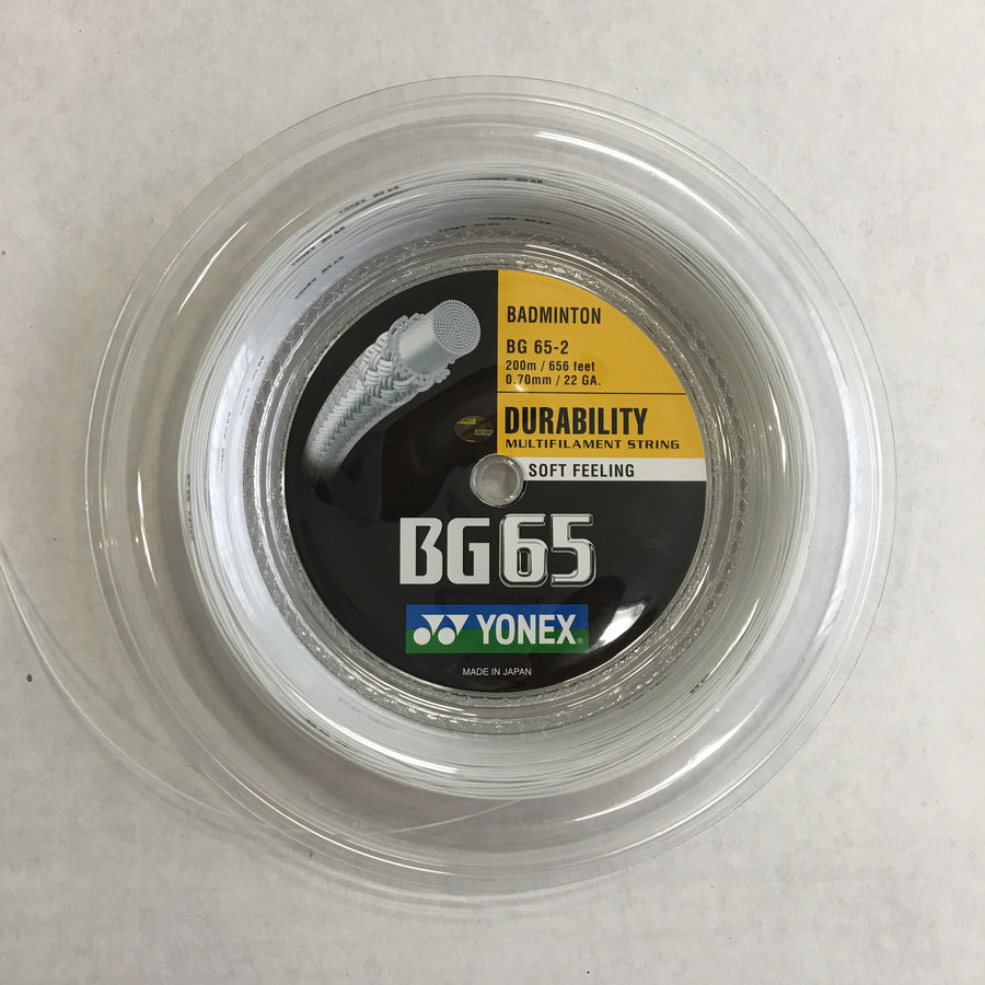 Yonex BG65 Badminton String Reel [660 ft] –