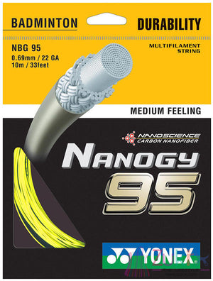 Yonex NBG95 Nanogy 95 Badminton String Set