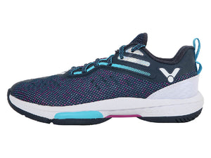 2023 Victor P9600 Blue/Purple Unisex Performance Wide Badminton Shoes