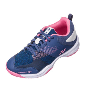 2023 Yonex Power Cushion SHB37 Ladies Navy/Pink Badminton Shoes