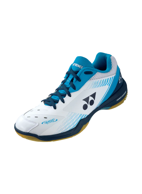 2023 Yonex Power Cushion 65 Z3 Men's Shoes (White/Ocean Blue 2023 Yonex Power Cushion 65 Z3 Men's Shoes (White/Ocean Blue